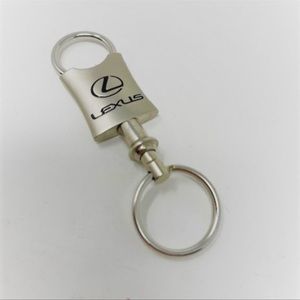 Lexus (ira Lexus) Brushed Silver Key Chain